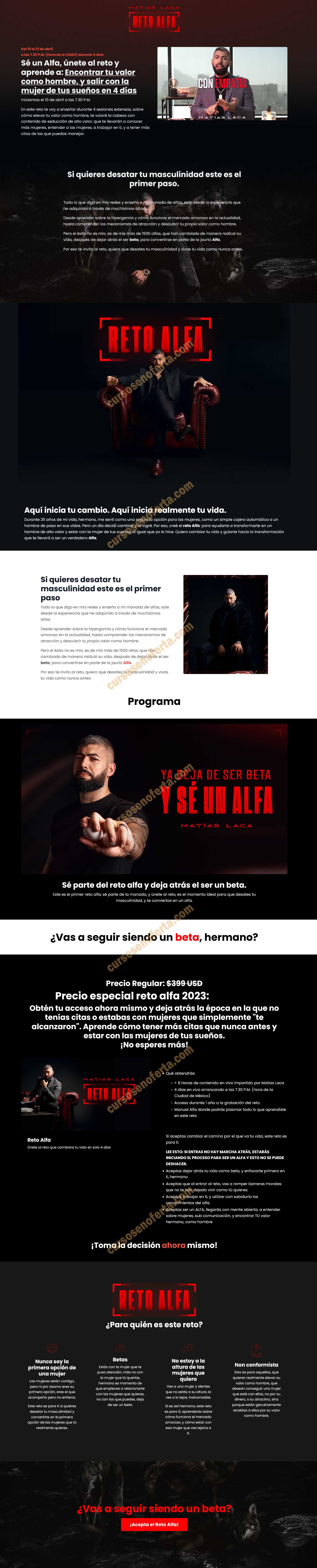 Reto Alfa - matías laca