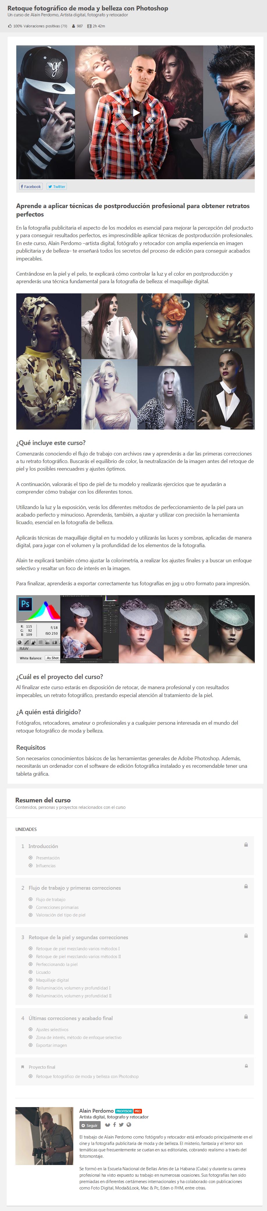 Retoque Fotográfico de Moda y Belleza con Photoshop