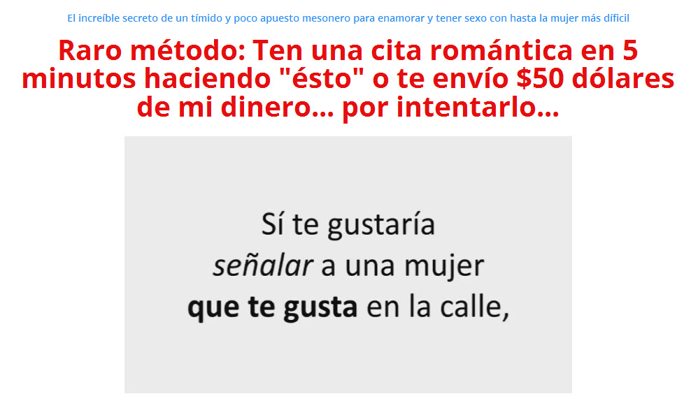 Romance en 5 minutos