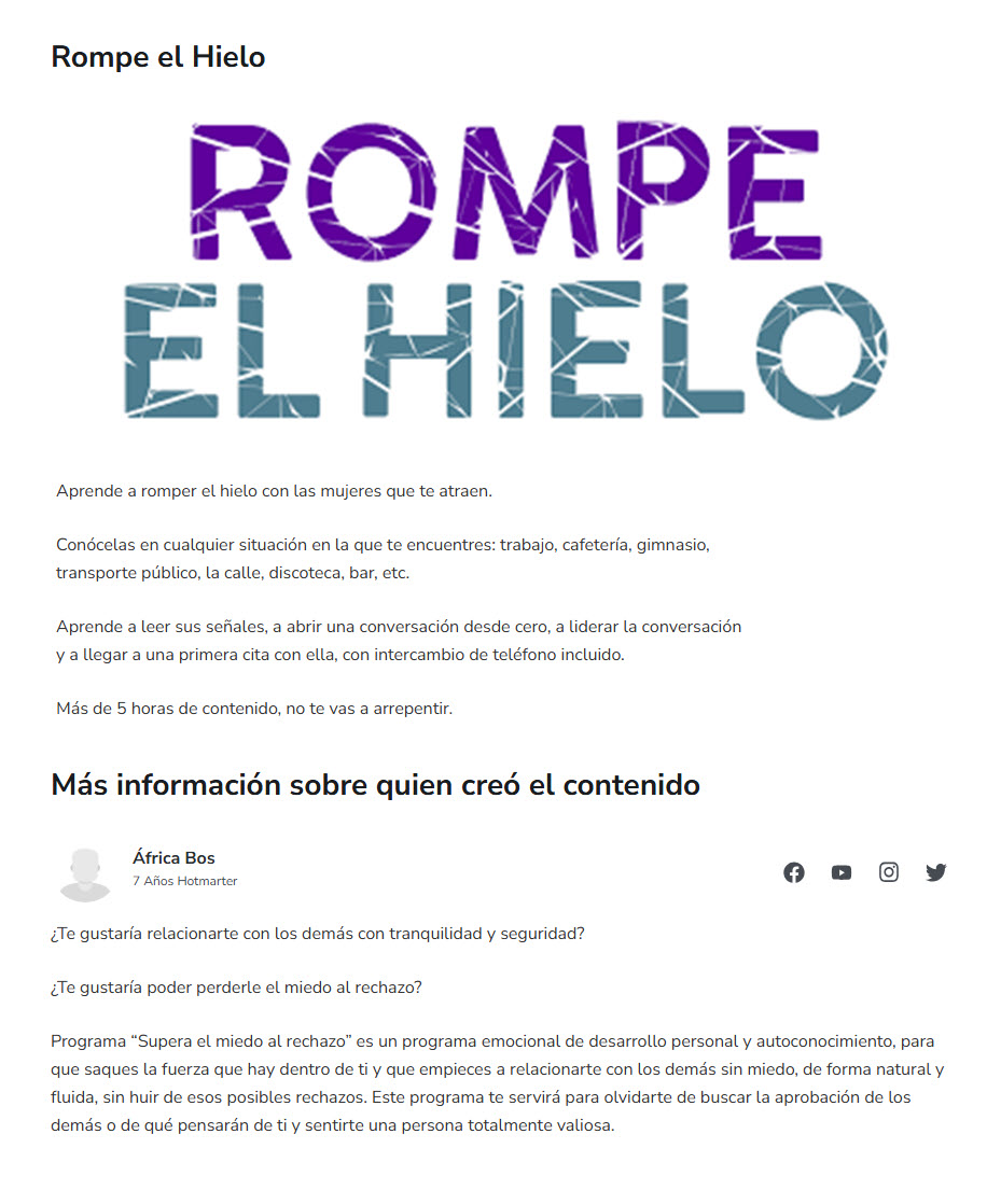 Rompe el Hielo - africa bos