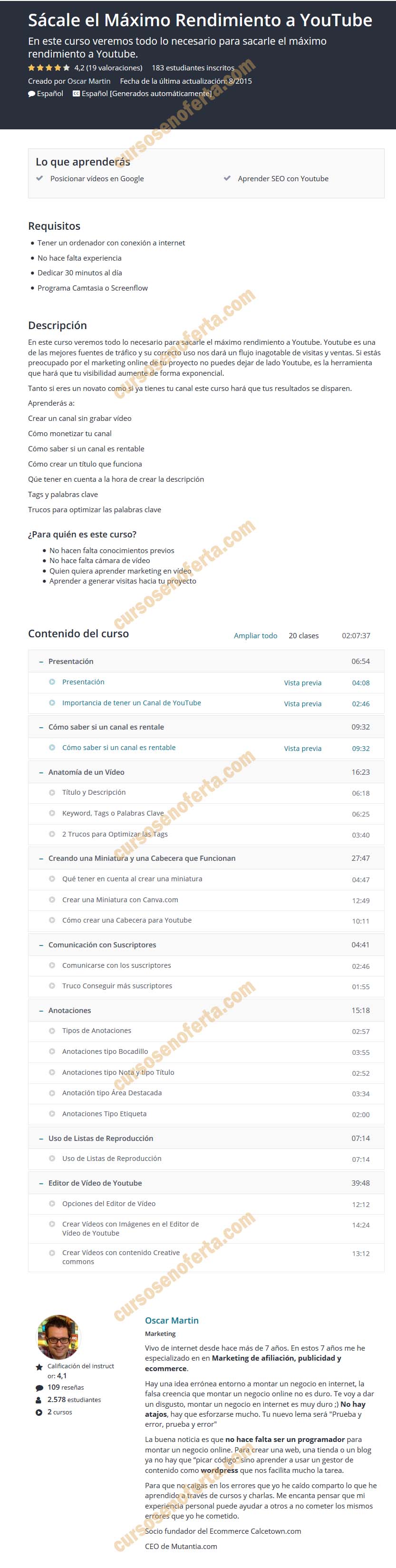 Sácale el Máximo Rendimiento a YouTube