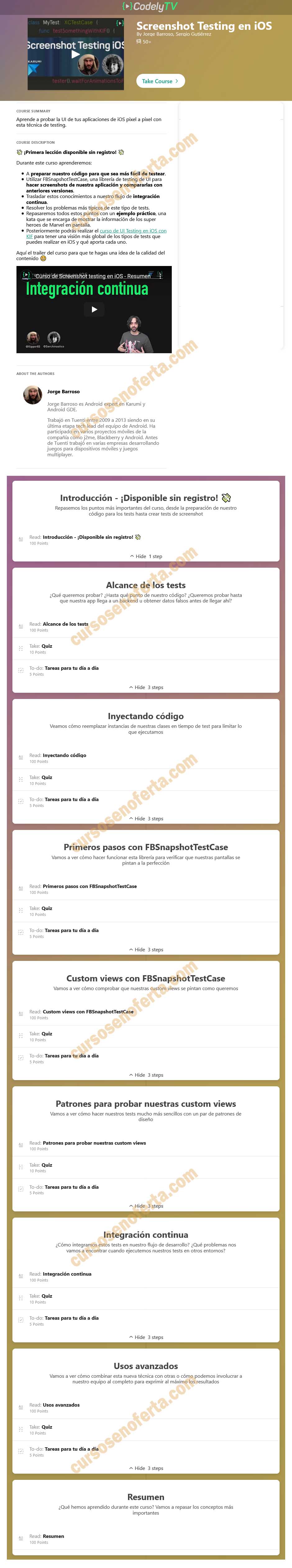 Screenshot Testing en iOS  jorge barroso
