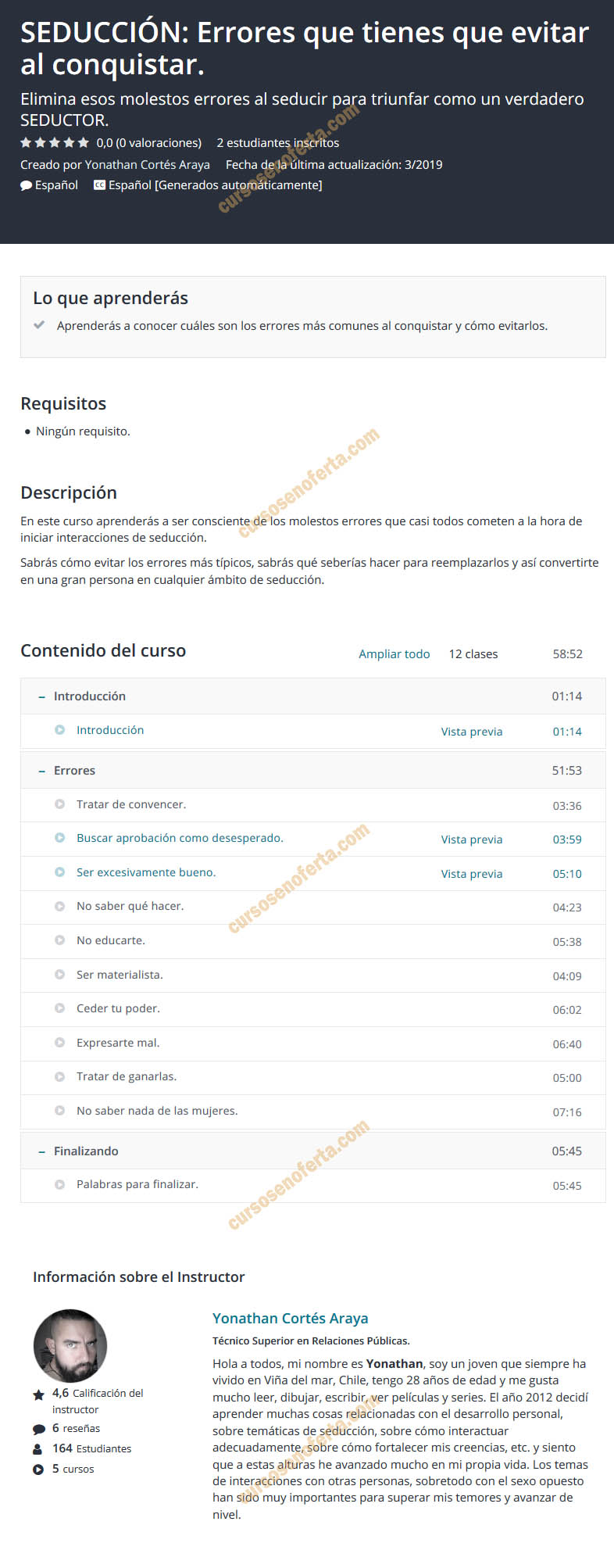 SEDUCCIÓN: Errores que tienes que evitar al conquistar