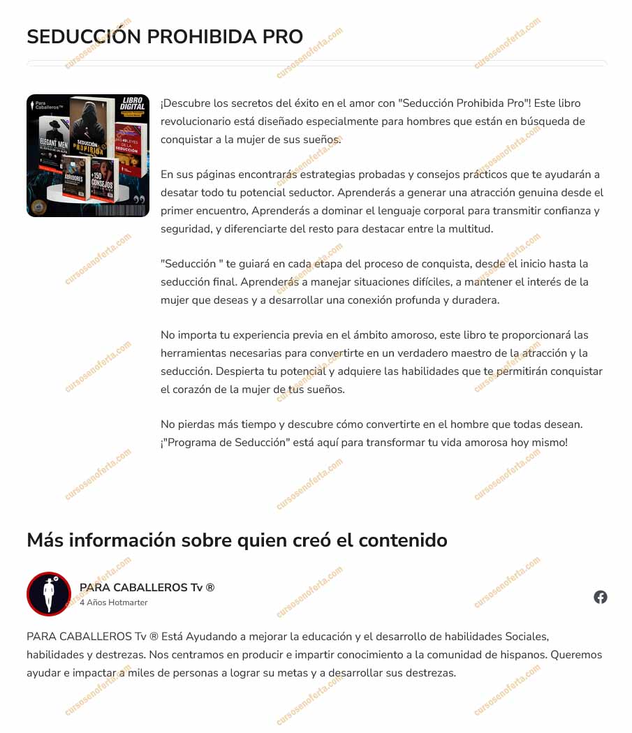 Seducción prohibida PRO