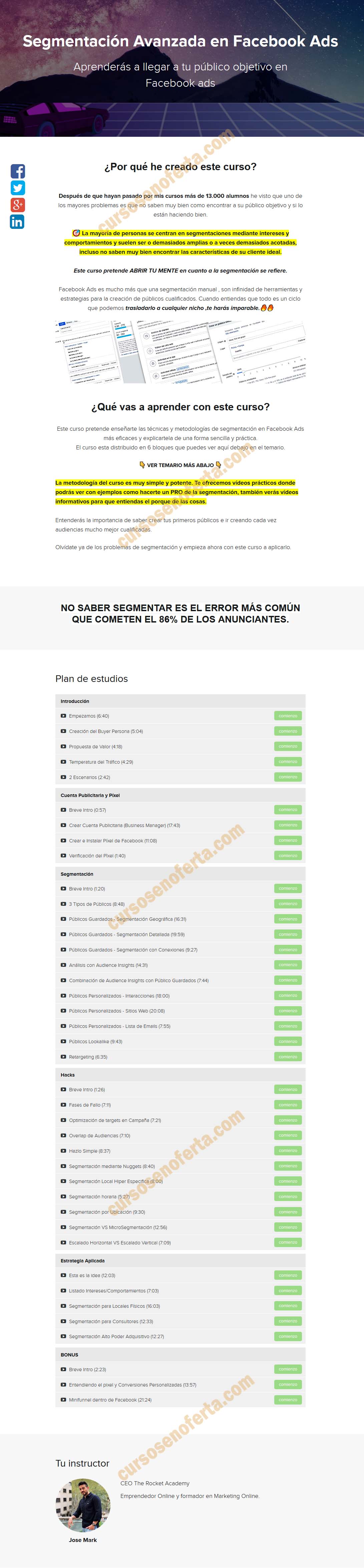 Segmentación Avanzada en Facebook Ads - josé mark