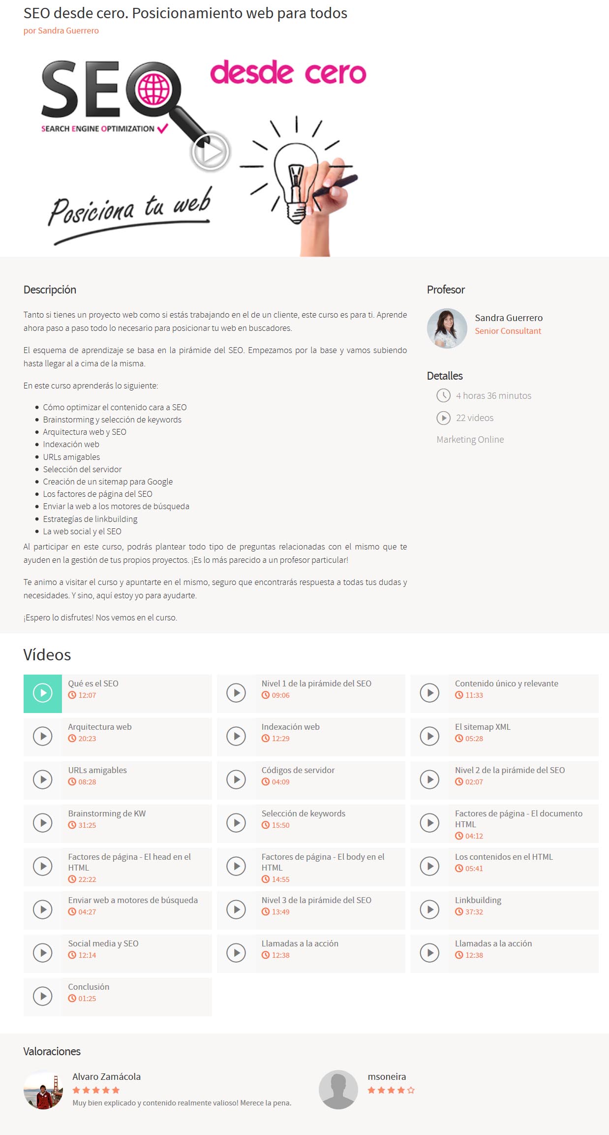 SEO desde cero. Posicionamiento web para todos