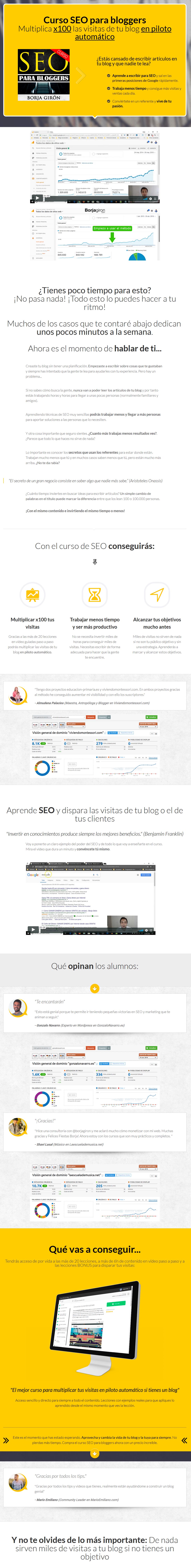 SEO Para Bloggers - borja girón