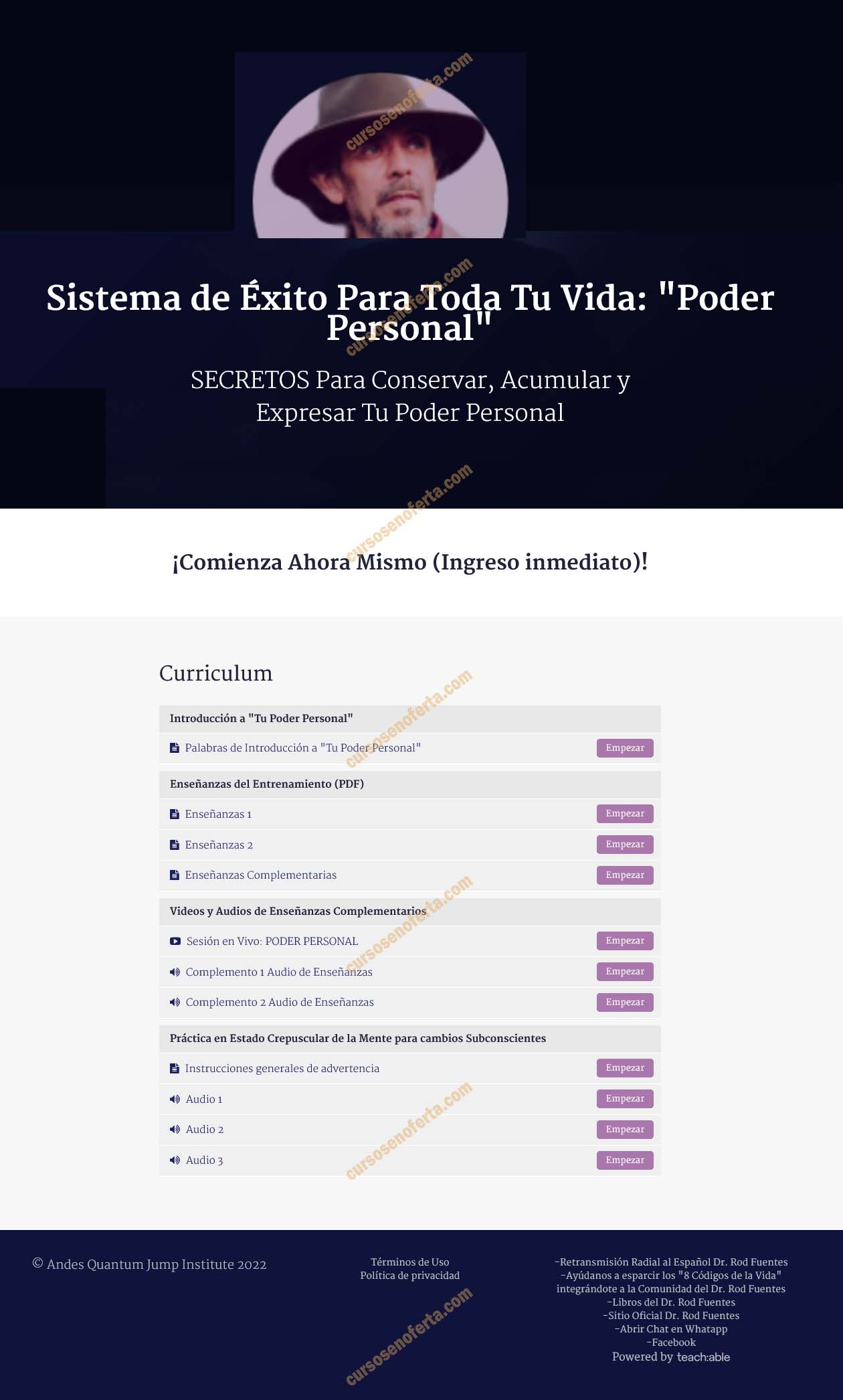 Sistema de éxito para toda tu vida - Poder Personal - rod fuentes