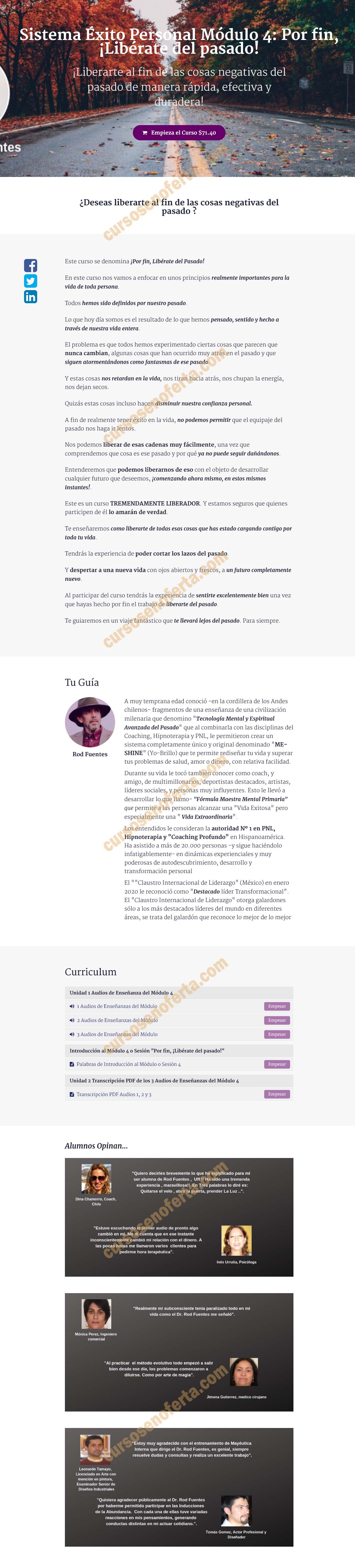Sistema Éxito Personal Módulo 4 - Por fin, Libérate del pasado