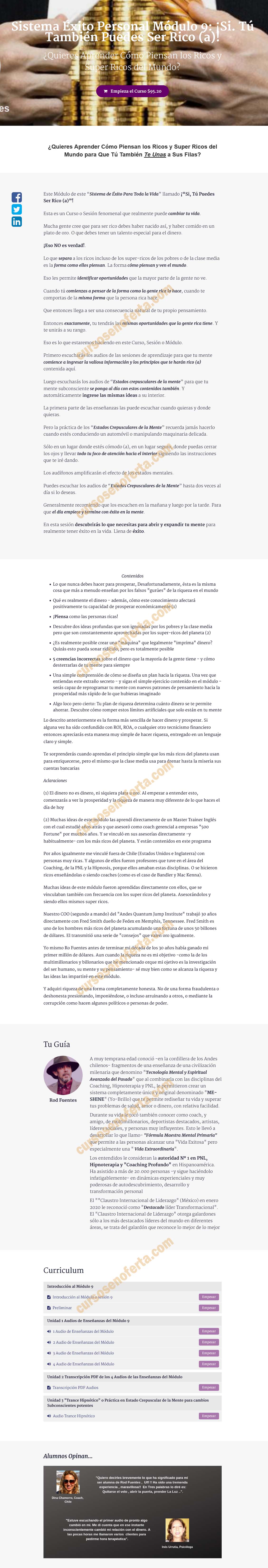 Sistema Éxito Personal Módulo 9 - Si, tu también puedes ser rico
