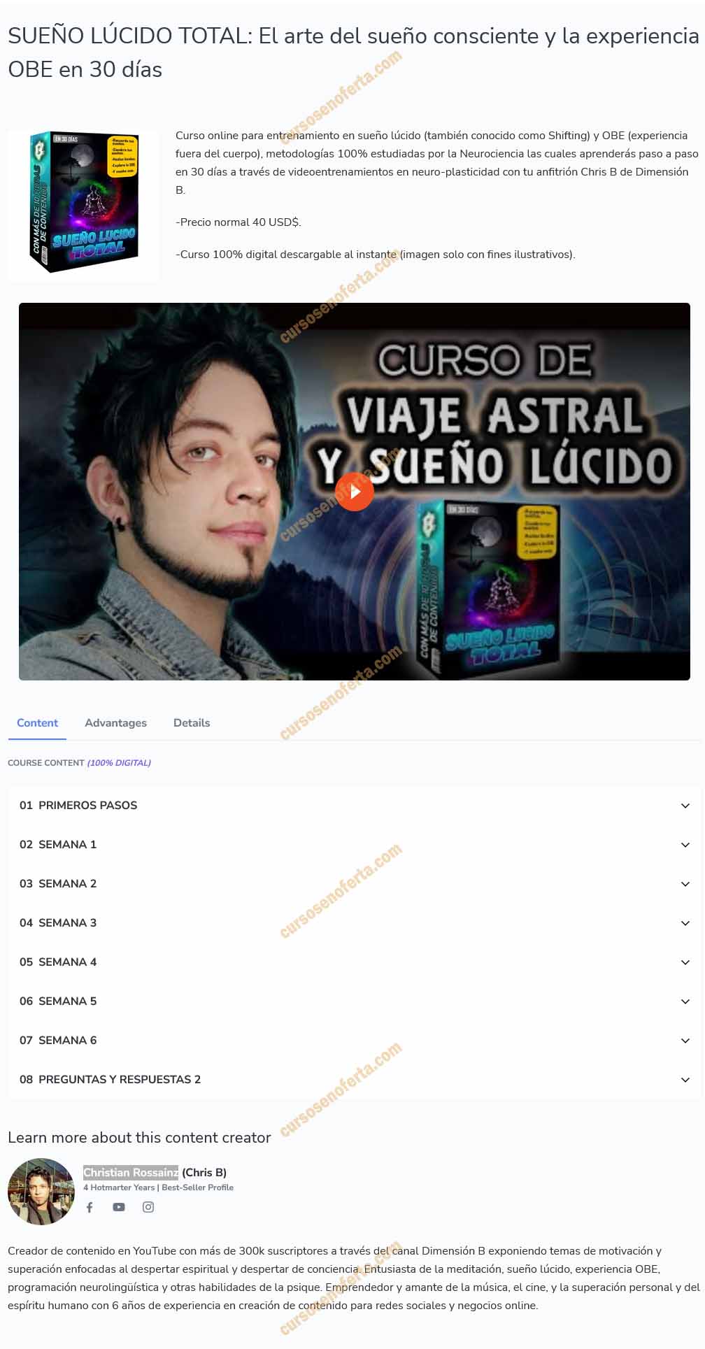 Sueño Lúcido Total - Christian Rossainz