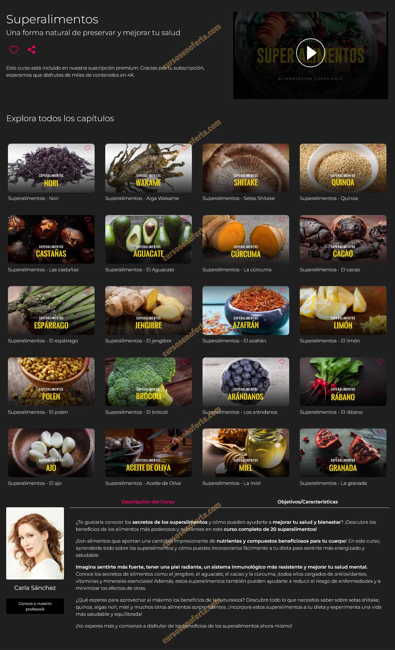 Super Alimentos - Carla Sánchez