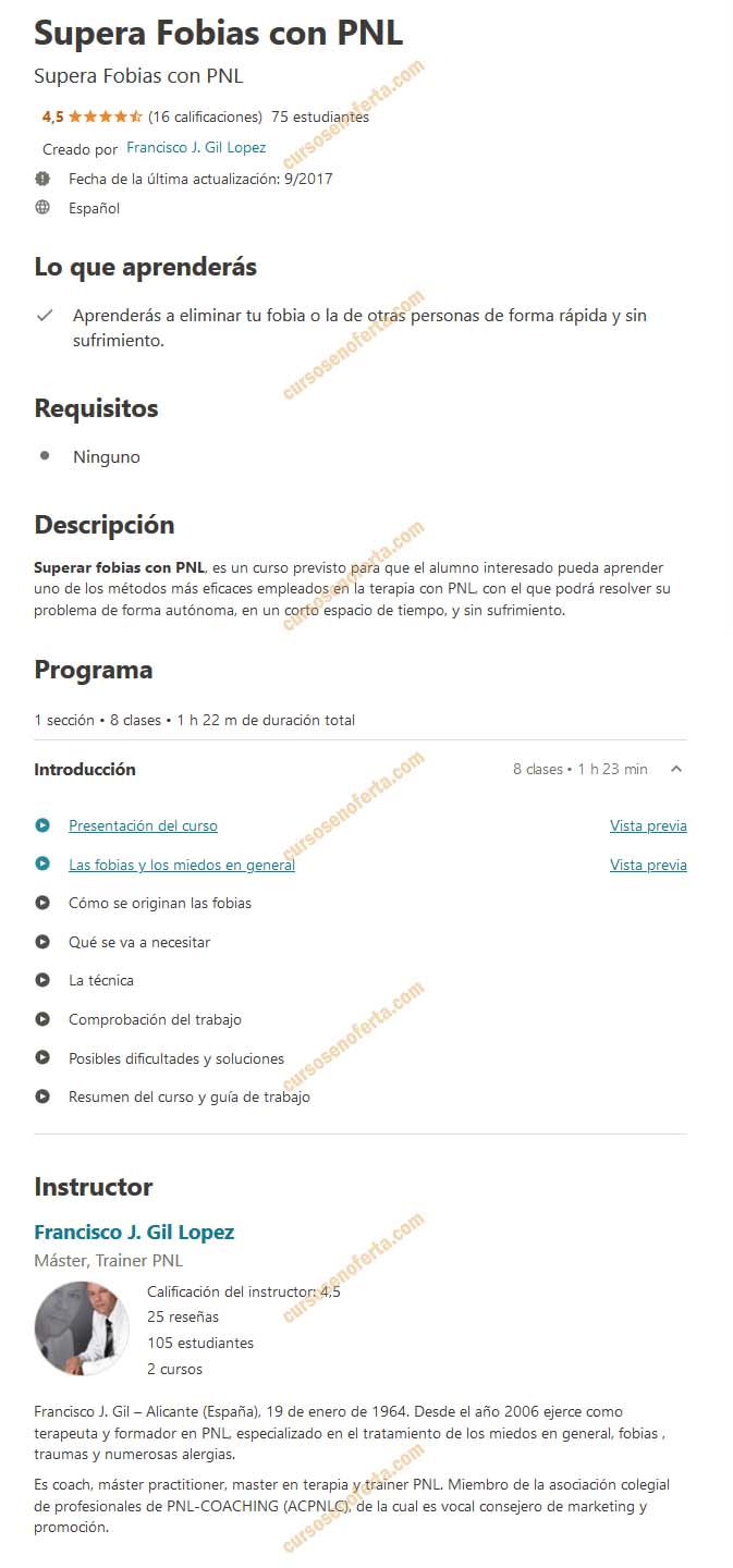 Supera Fobias con PNL