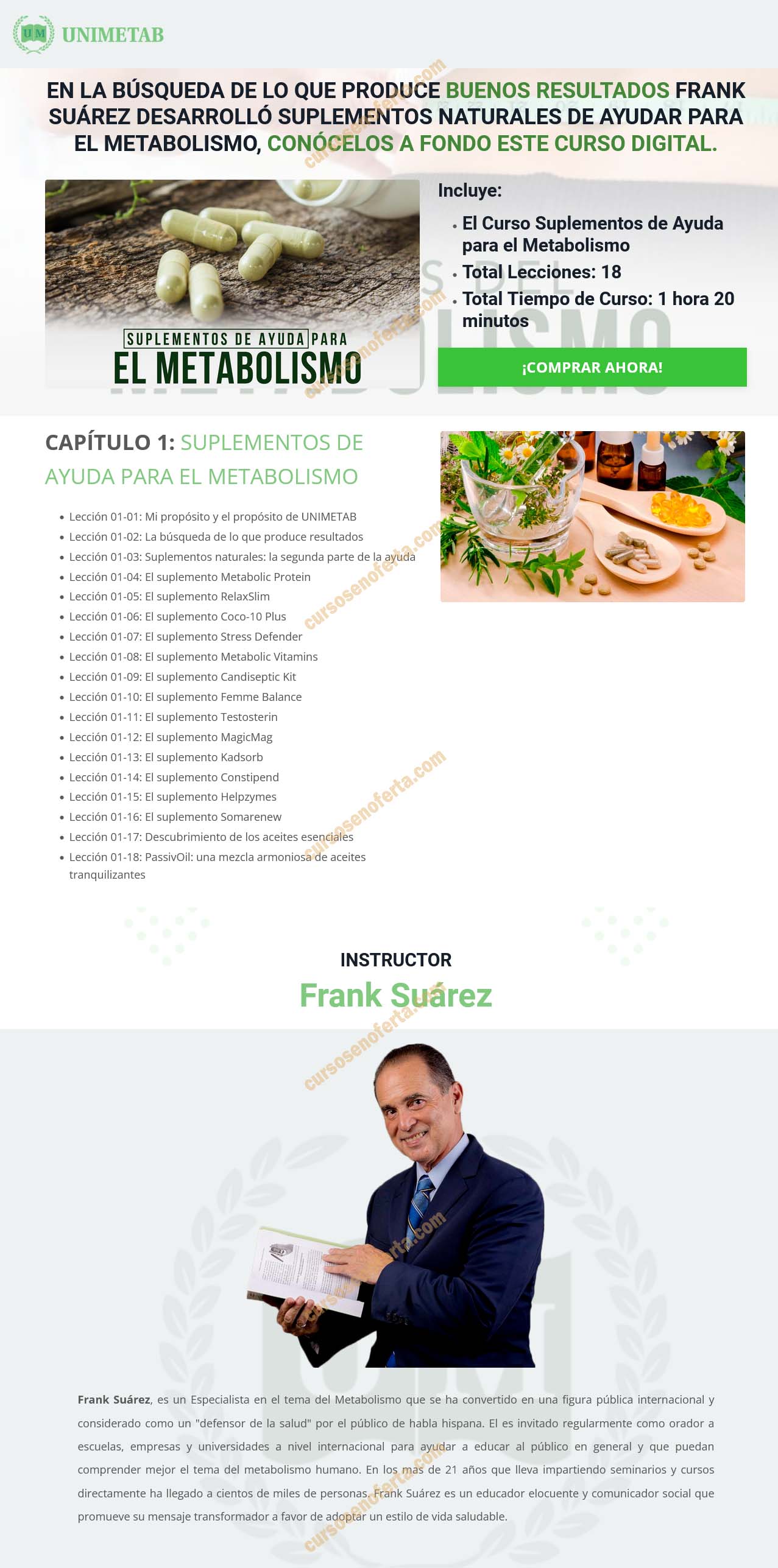 Suplementos de ayuda para el metabolismo