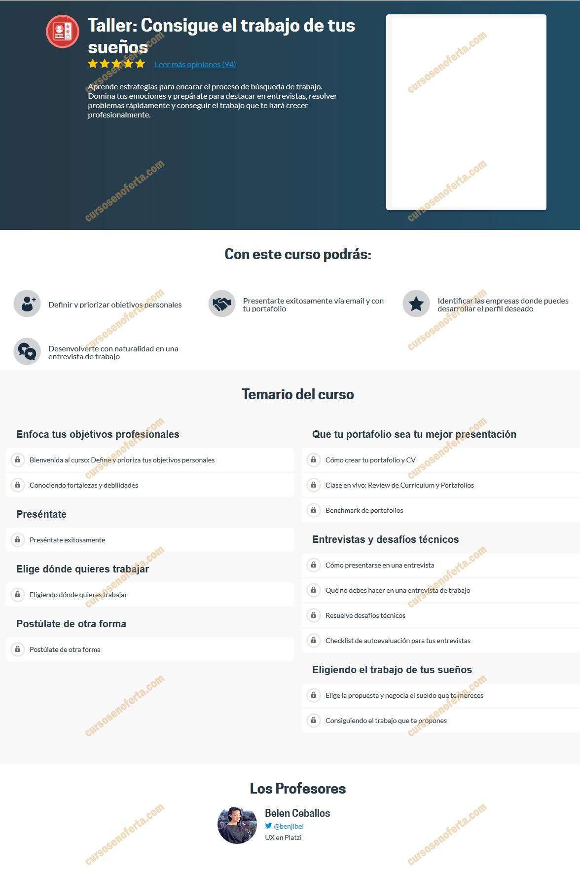 Taller: Consigue el trabajo de tus sueños