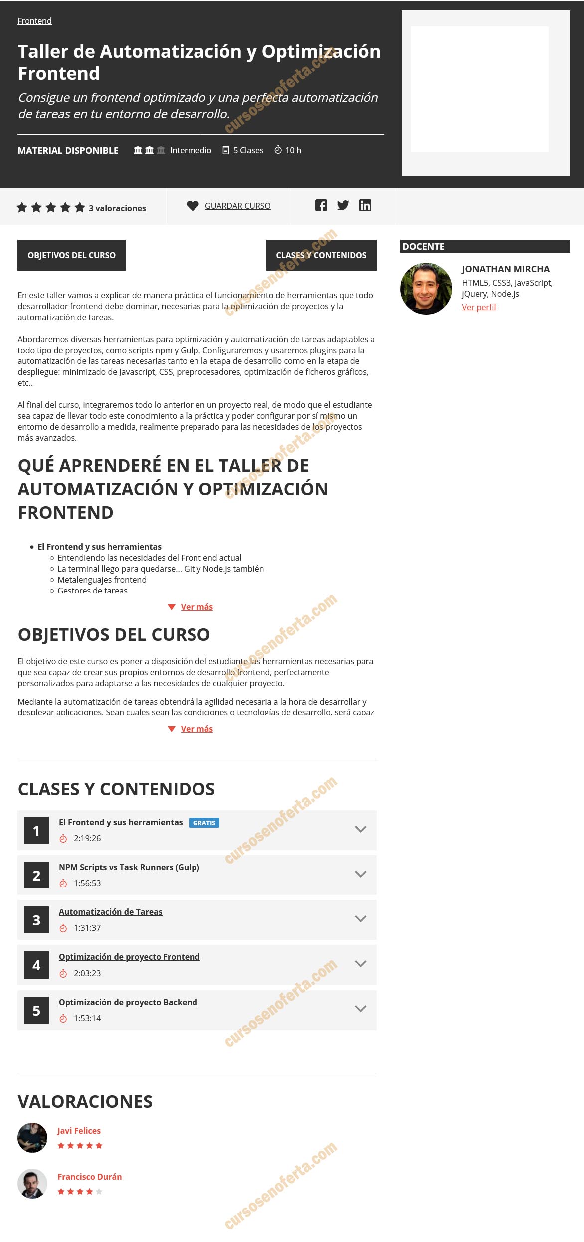 Taller de Automatización y Optimización Frontend