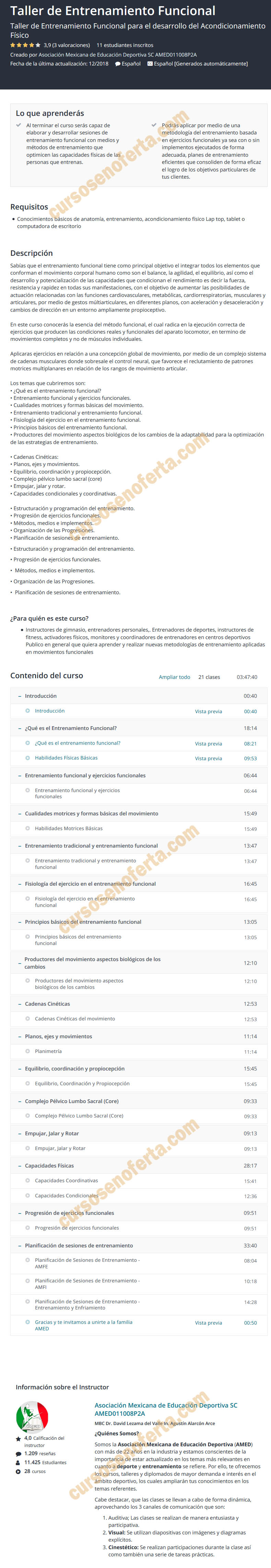 Taller de Entrenamiento Funcional