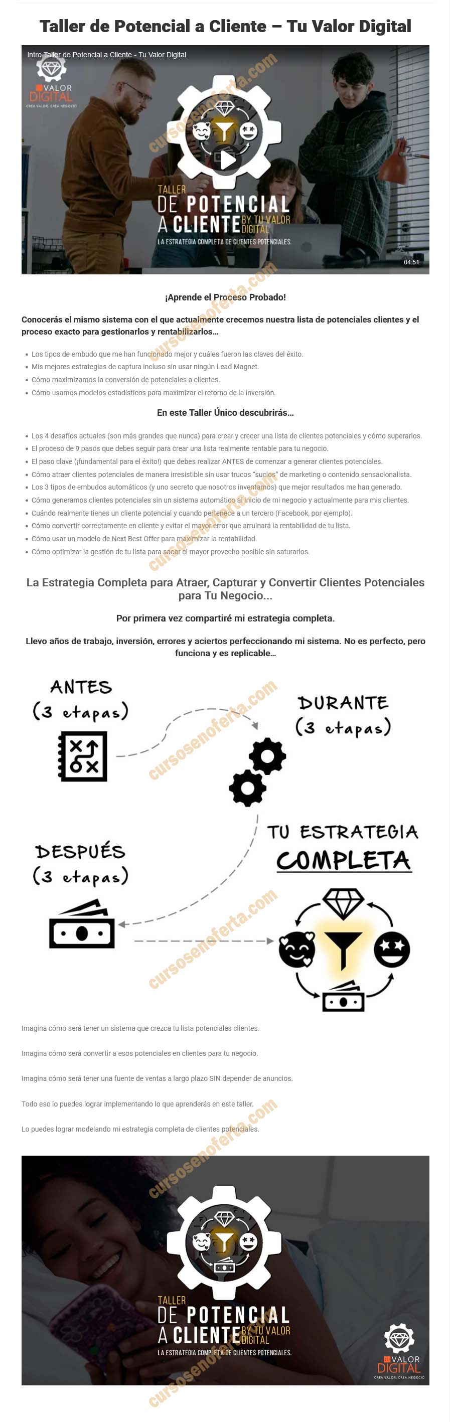 Taller de potencia a cliente - Tu valor digital