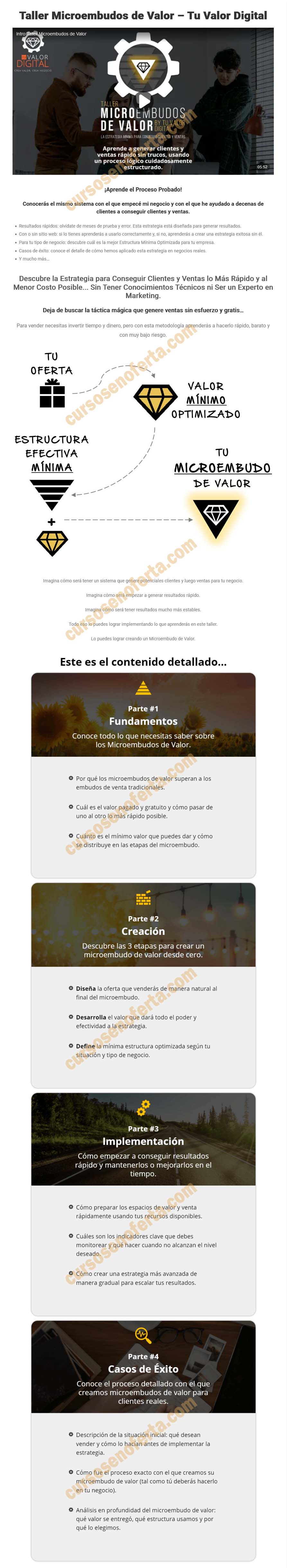 Taller microembudos de valor - Tu Valor Digital
