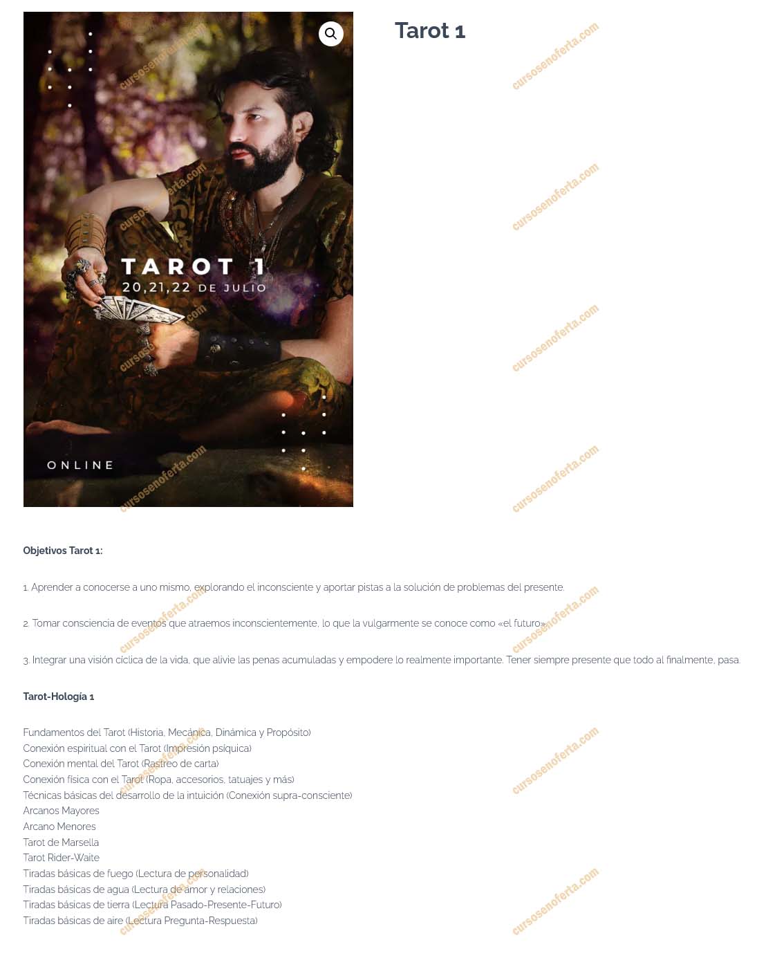 Tarot Nivel 1