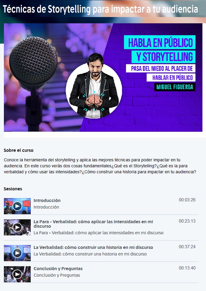 Técnicas de Storytelling Para Impactar a tu Audiencia - miguel figueroa
