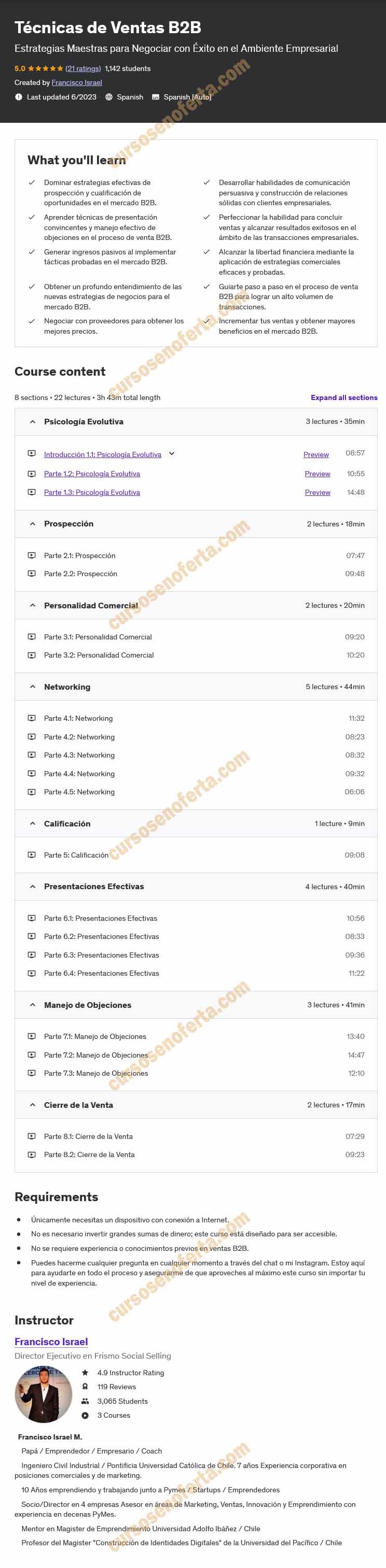 Técnicas de Ventas B2B - francisco israel