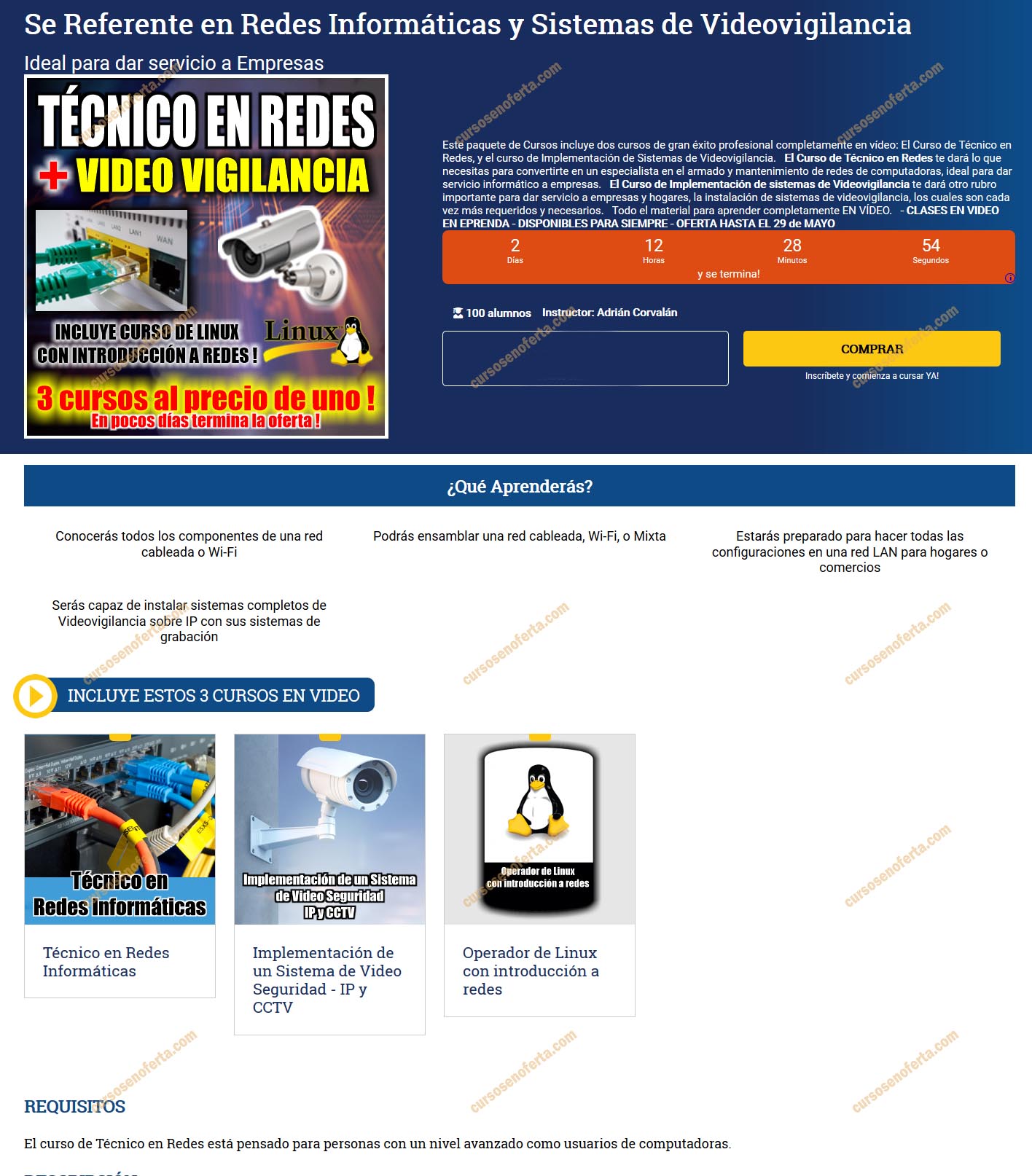 Técnico en Redes, Videovigilancia y Linux