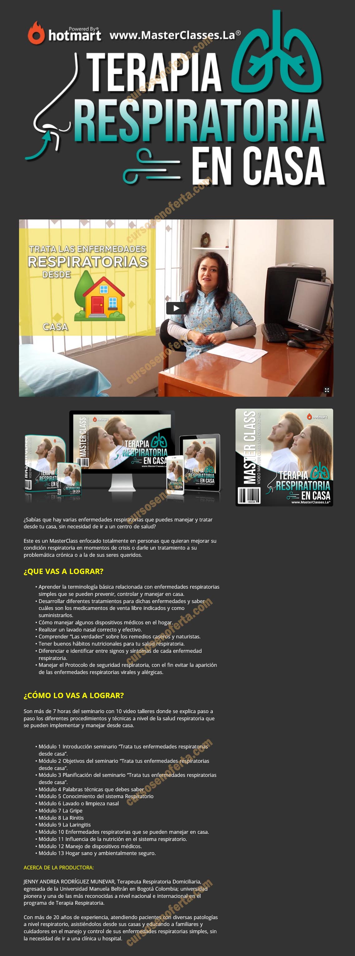 Terapia respiratoria en casa - andrea rodriguez