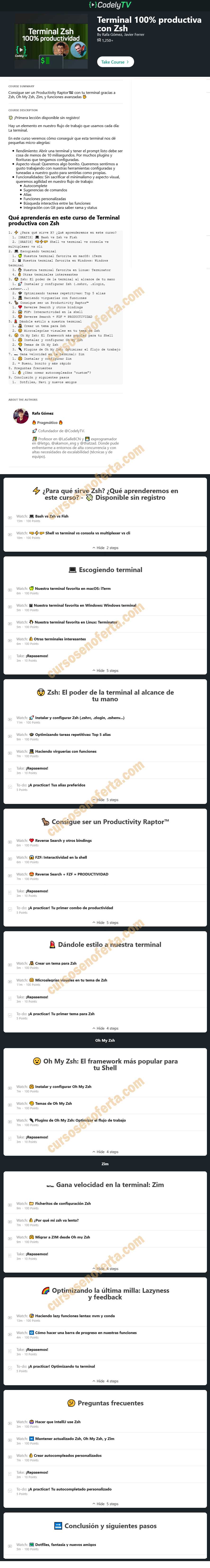 Terminal 100 productiva con Zsh