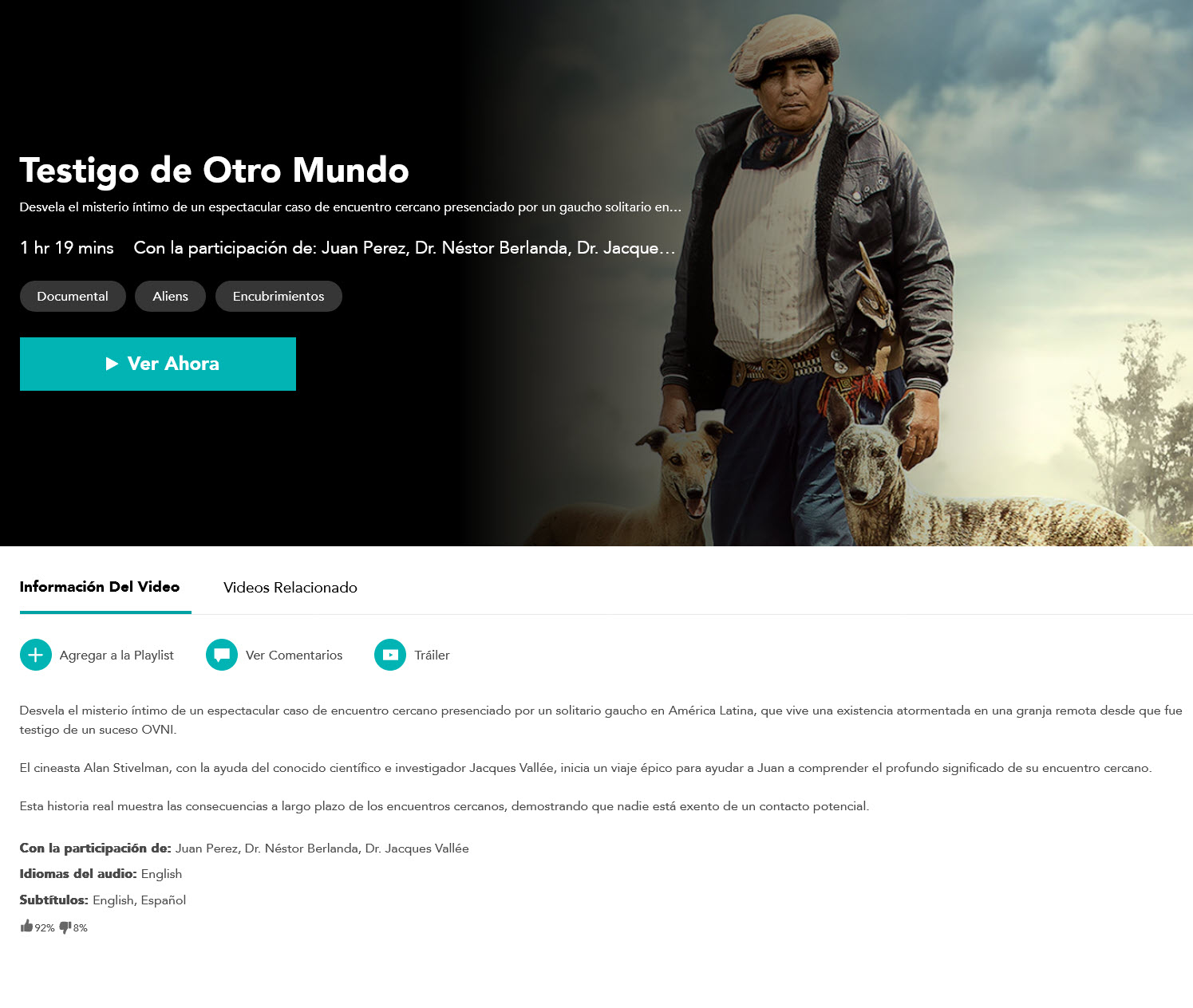 Testigo de otro mundo - Gaia