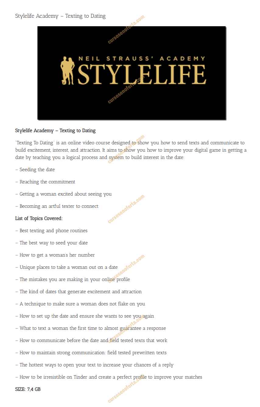 Texting To Dating (En inglés) - stylelife academy