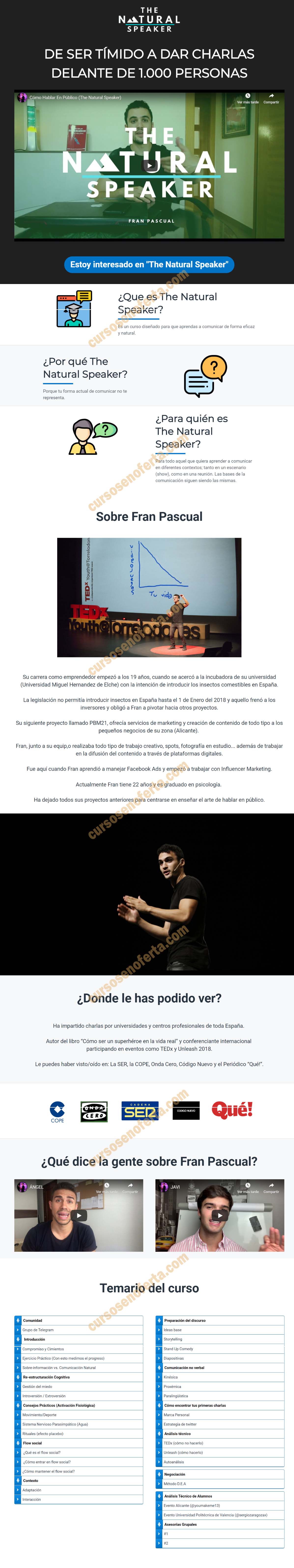 The Natural Speaker - fran pascual