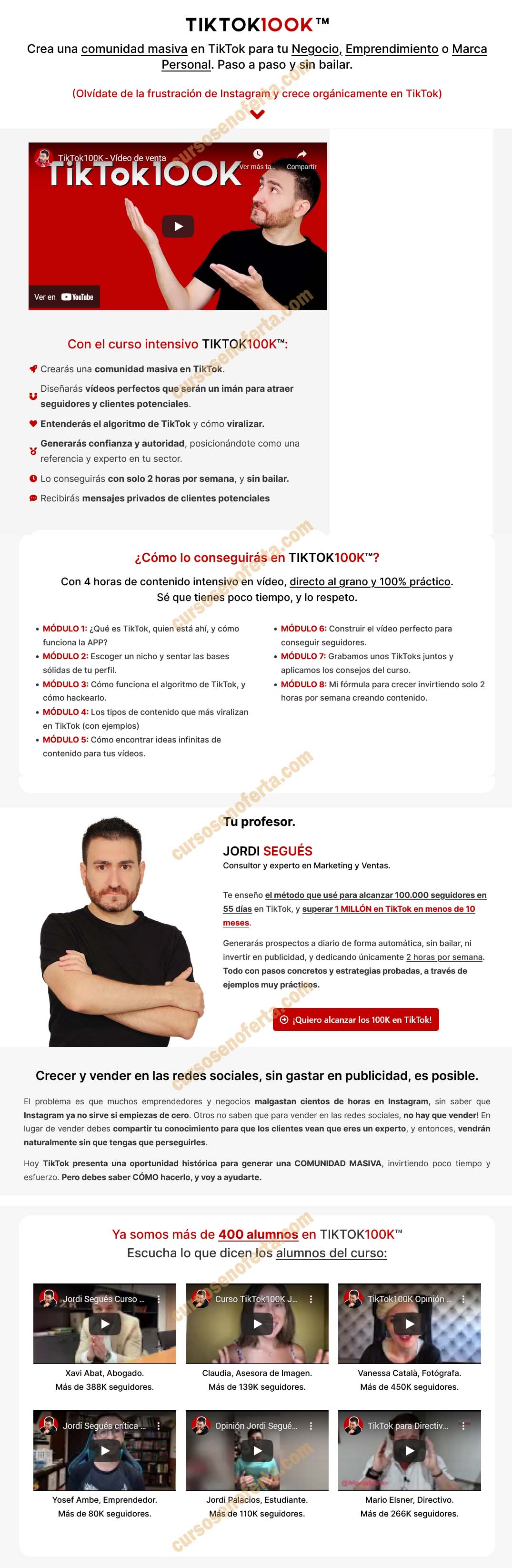 TikTok 100K - jordi segues