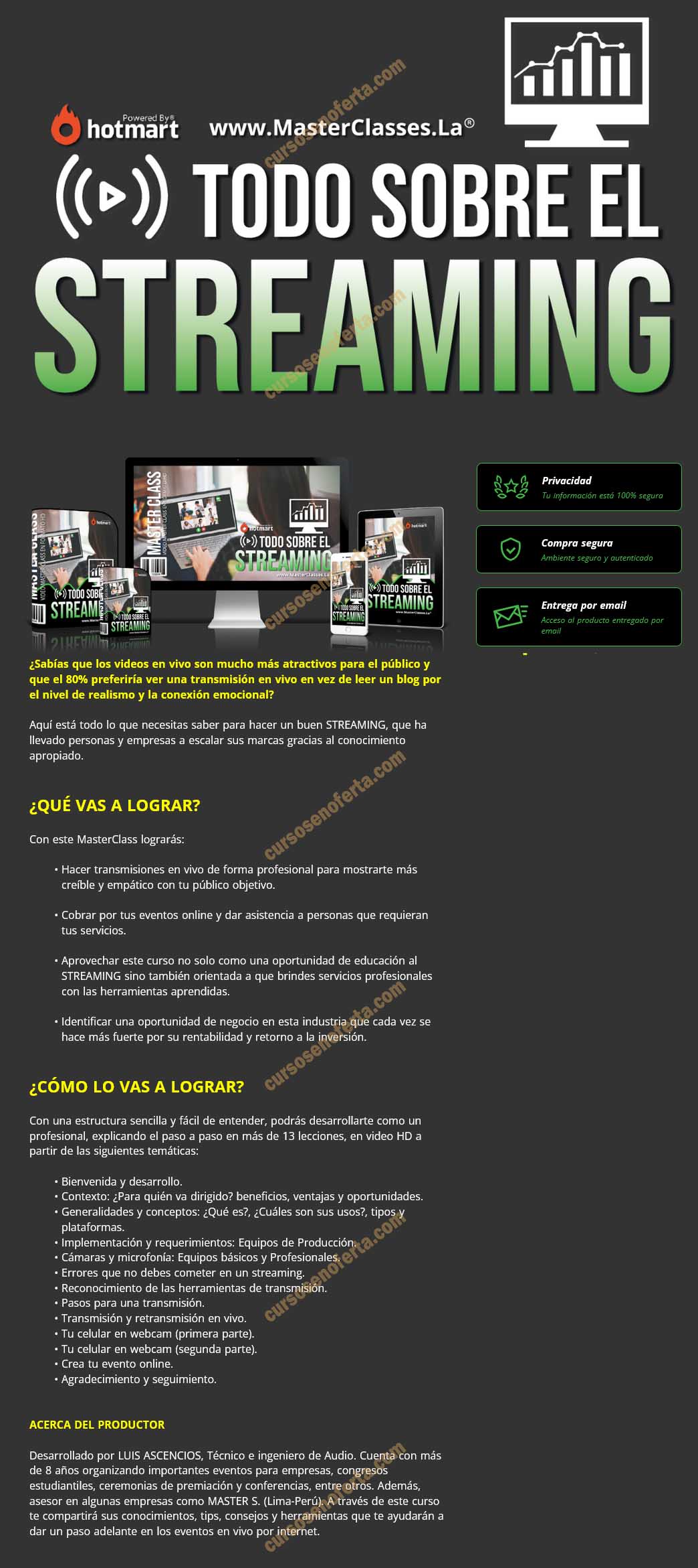 Todo sobre el streaming