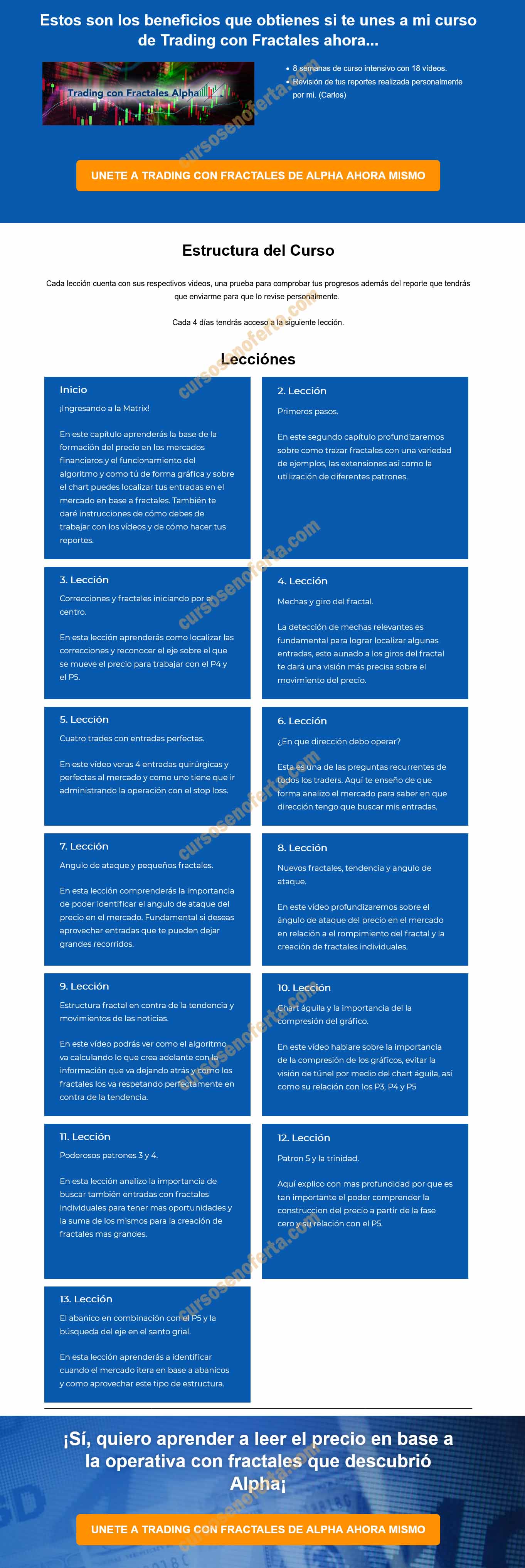 Trading con fractales alpha