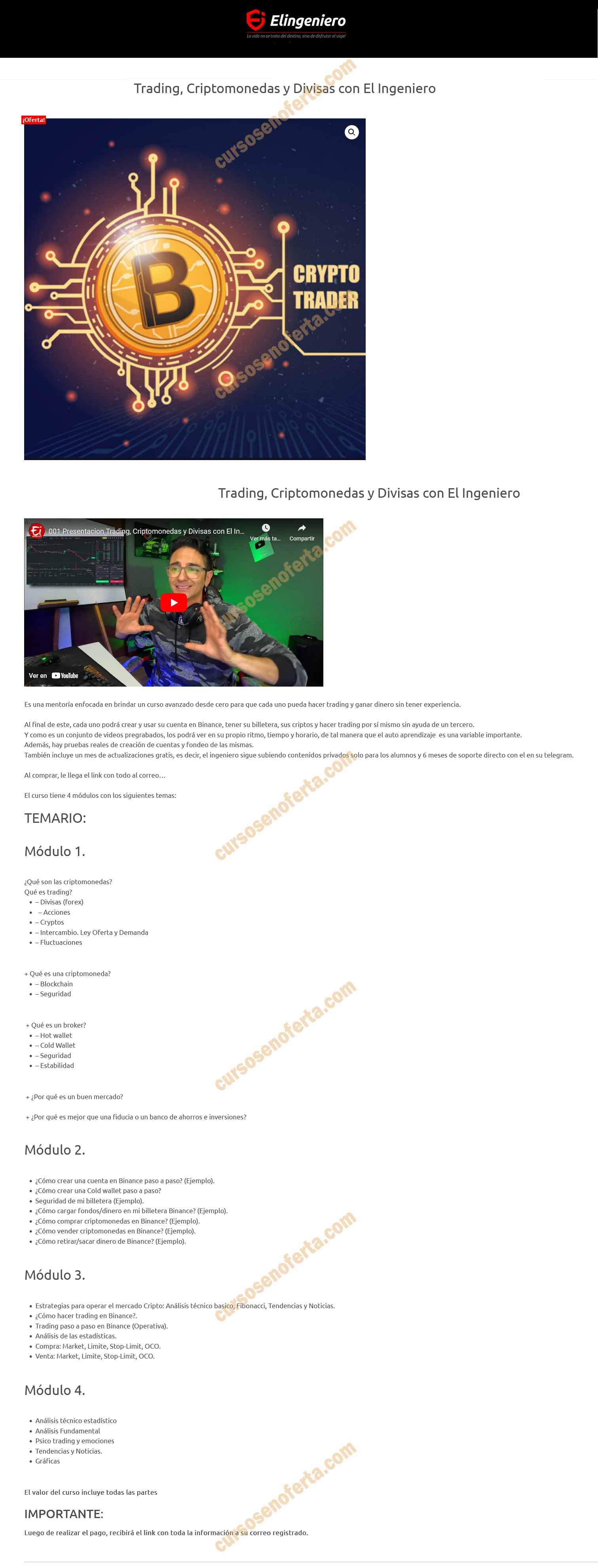 Trading Criptomonedas y Divisas con El Ingeniero