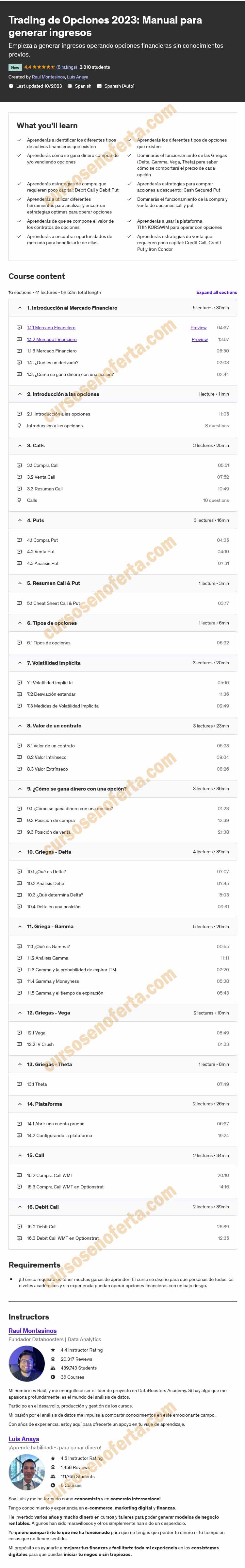 Trading de Opciones 2023 Manual para generar ingresos