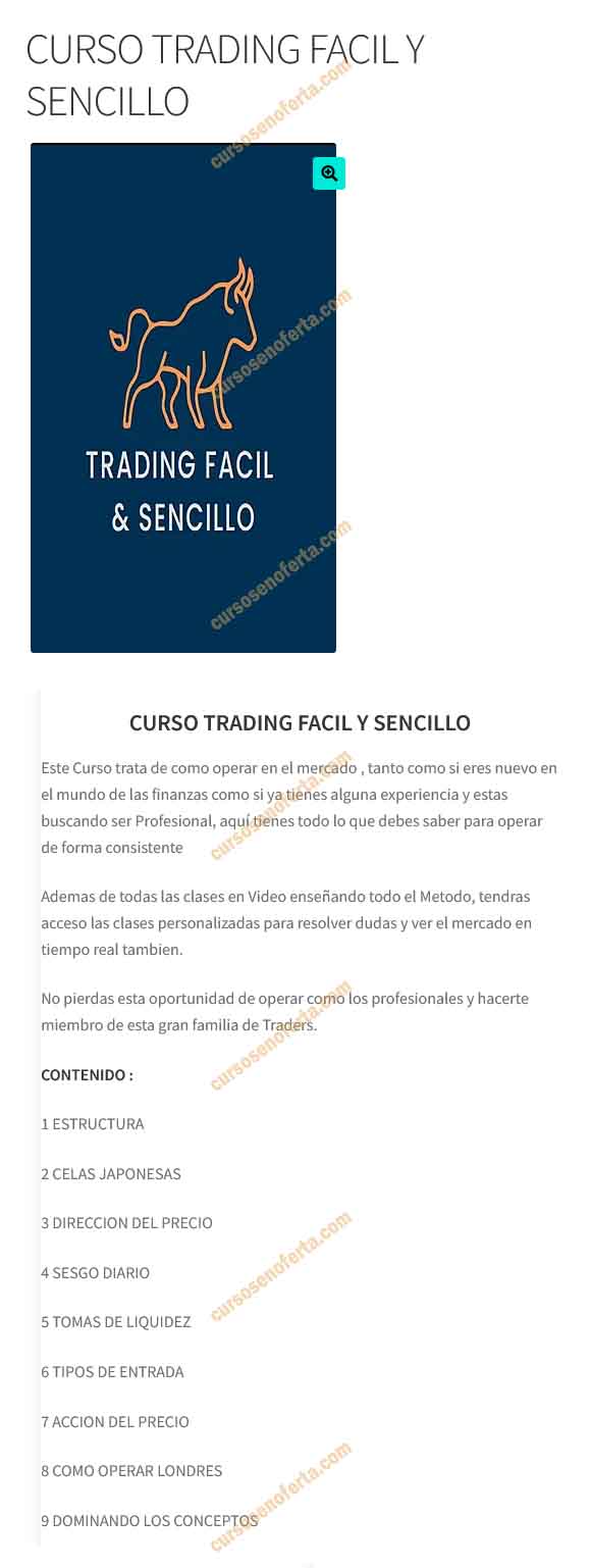 Tradin Fácil y Sencillo