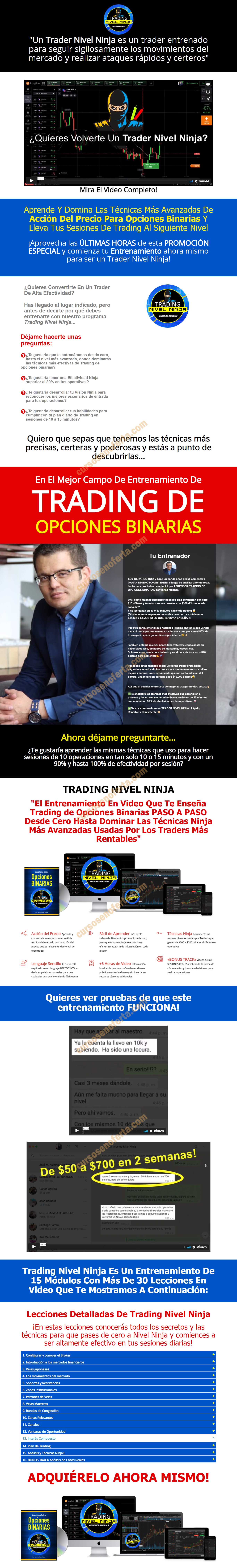 Trading Nivel Ninja - gerardo ruiz