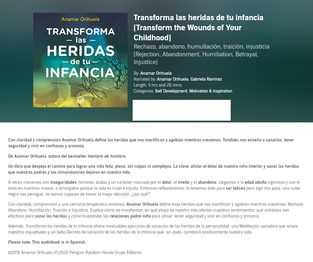 Transforma las heridas de tu infancia