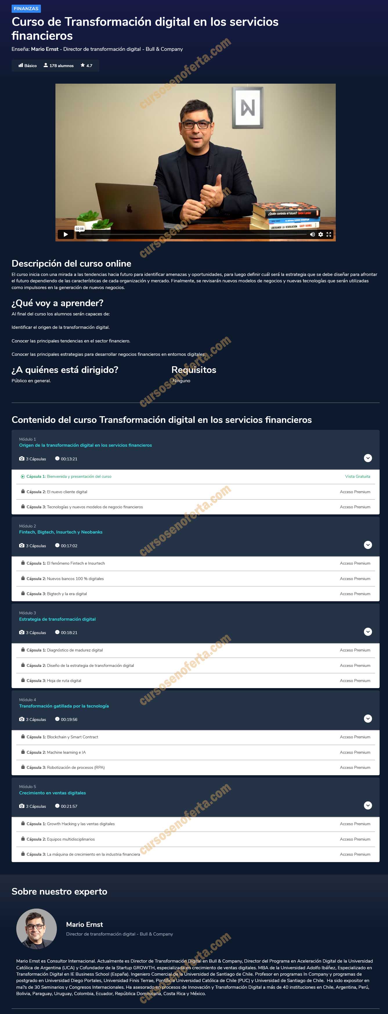 Transformación digital en los servicios financieros - Mario Ernst