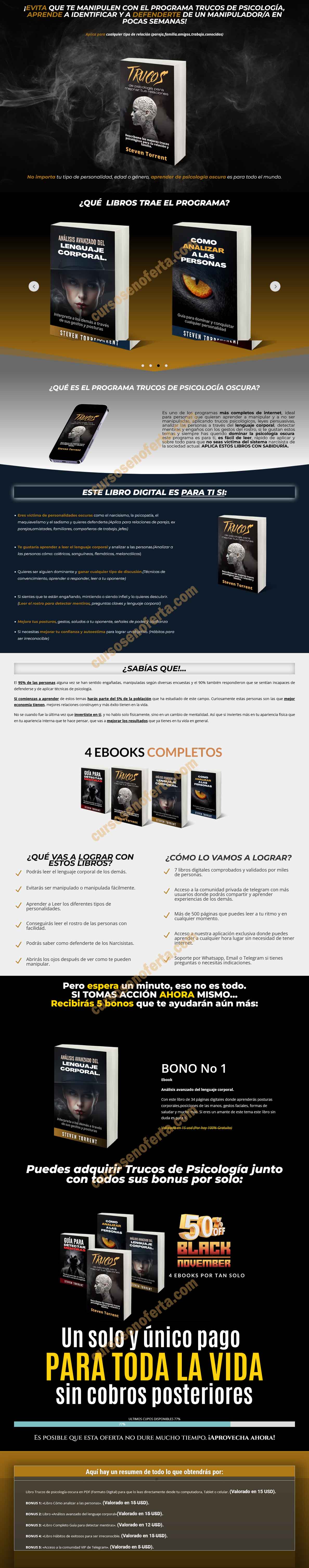 Trucos de psicología oscura - steven torrent