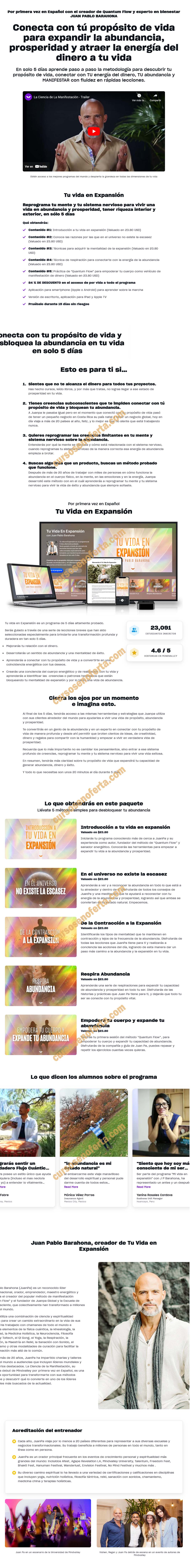 Tu Vida en Expansión - Juan Pablo Barahona