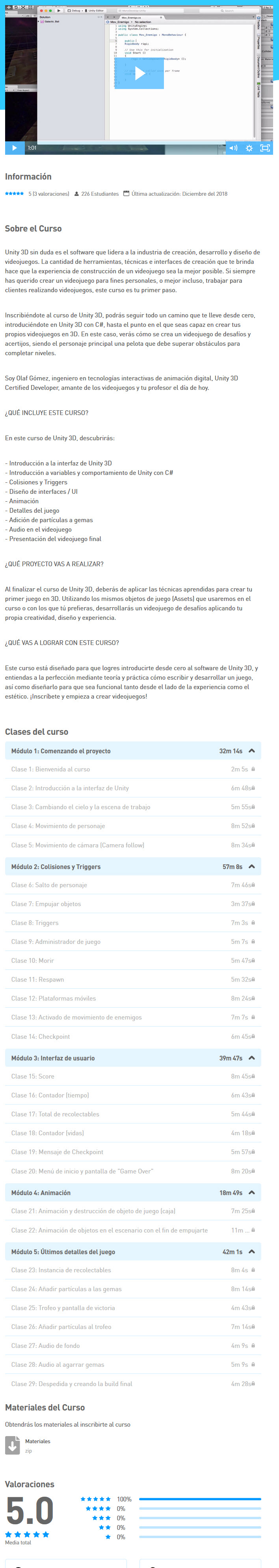 Unity3D y C# para principiantes