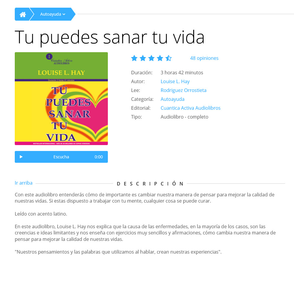 Usted puede sanar su vida - louise l hay
