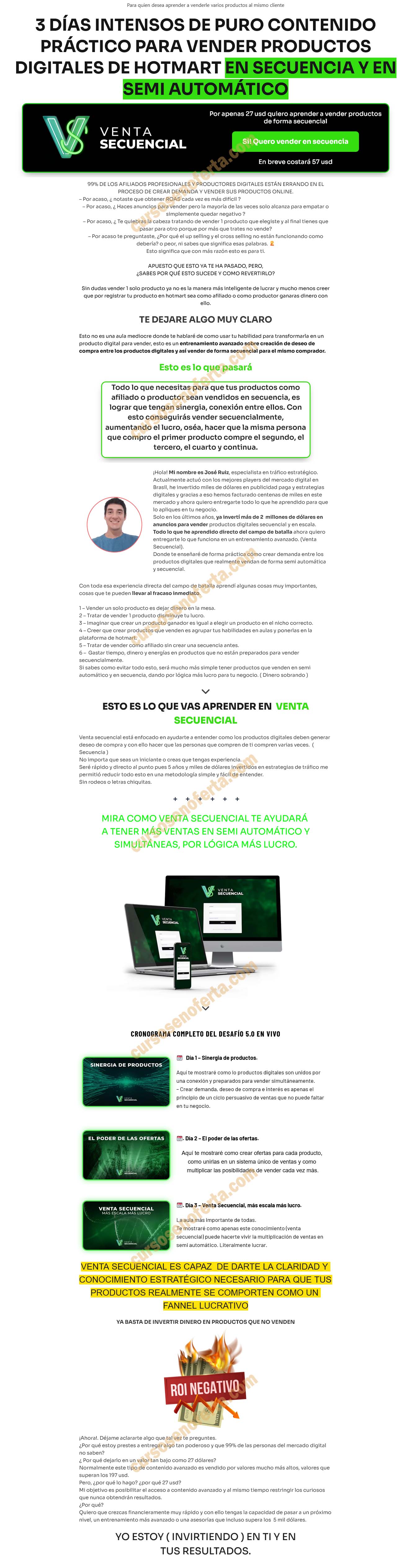 Venta secuencial - José Ruiz