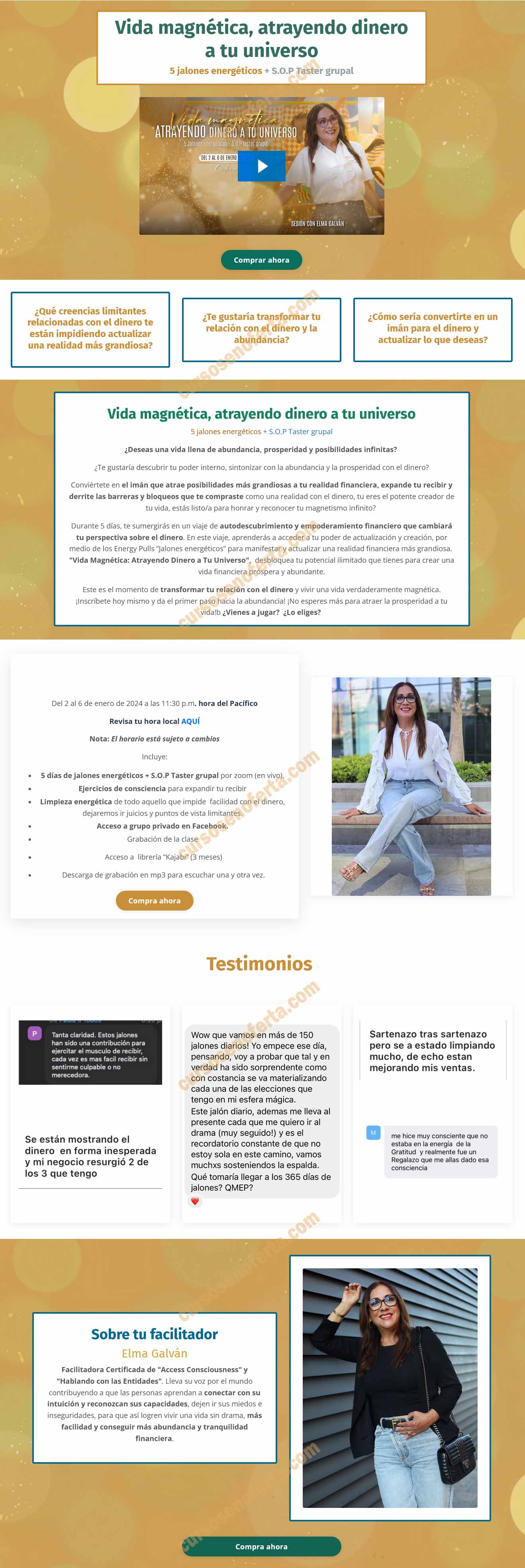 Vida magnética atrayendo dinero a tu universo - elma galvan