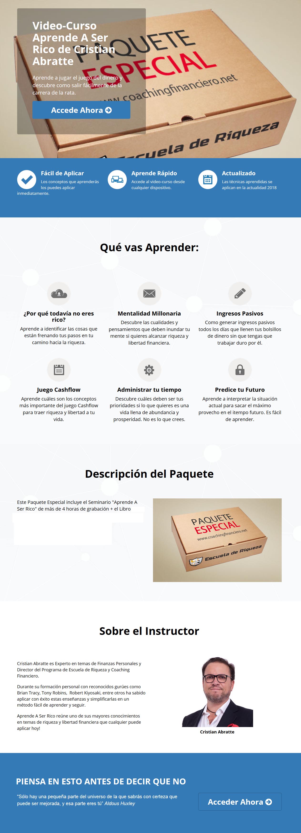 Video Curso Aprende a Ser Rico