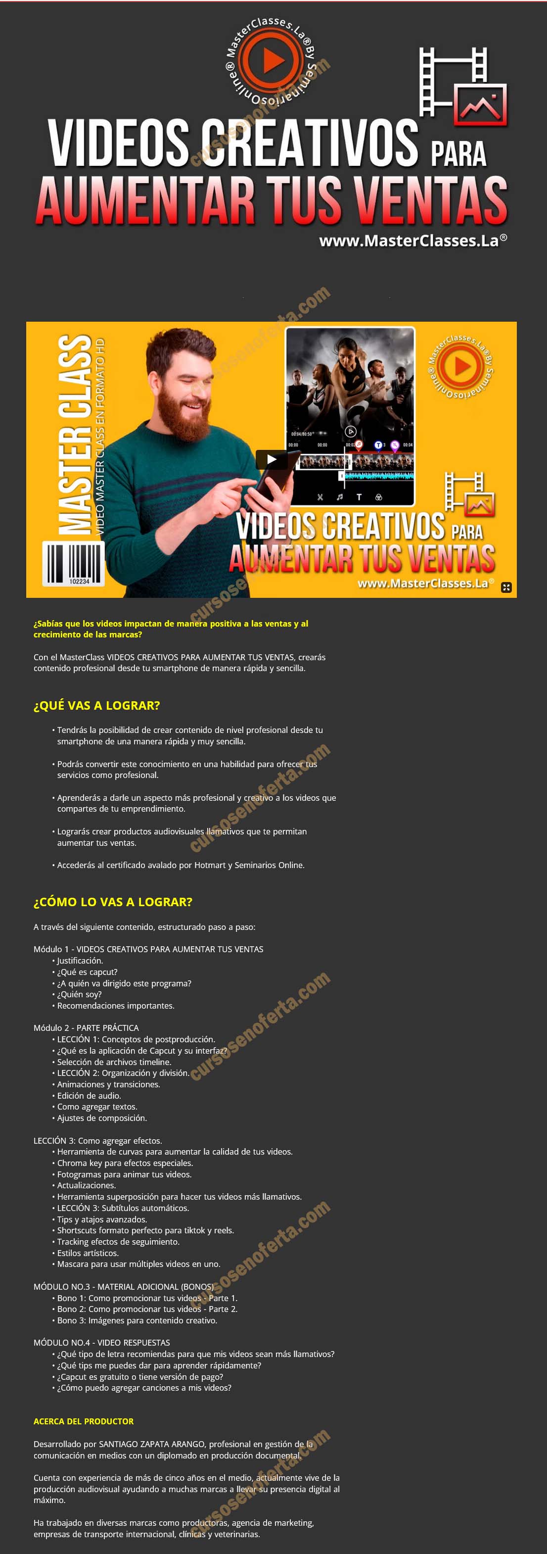 Videos creativos para aumentar tus ventas