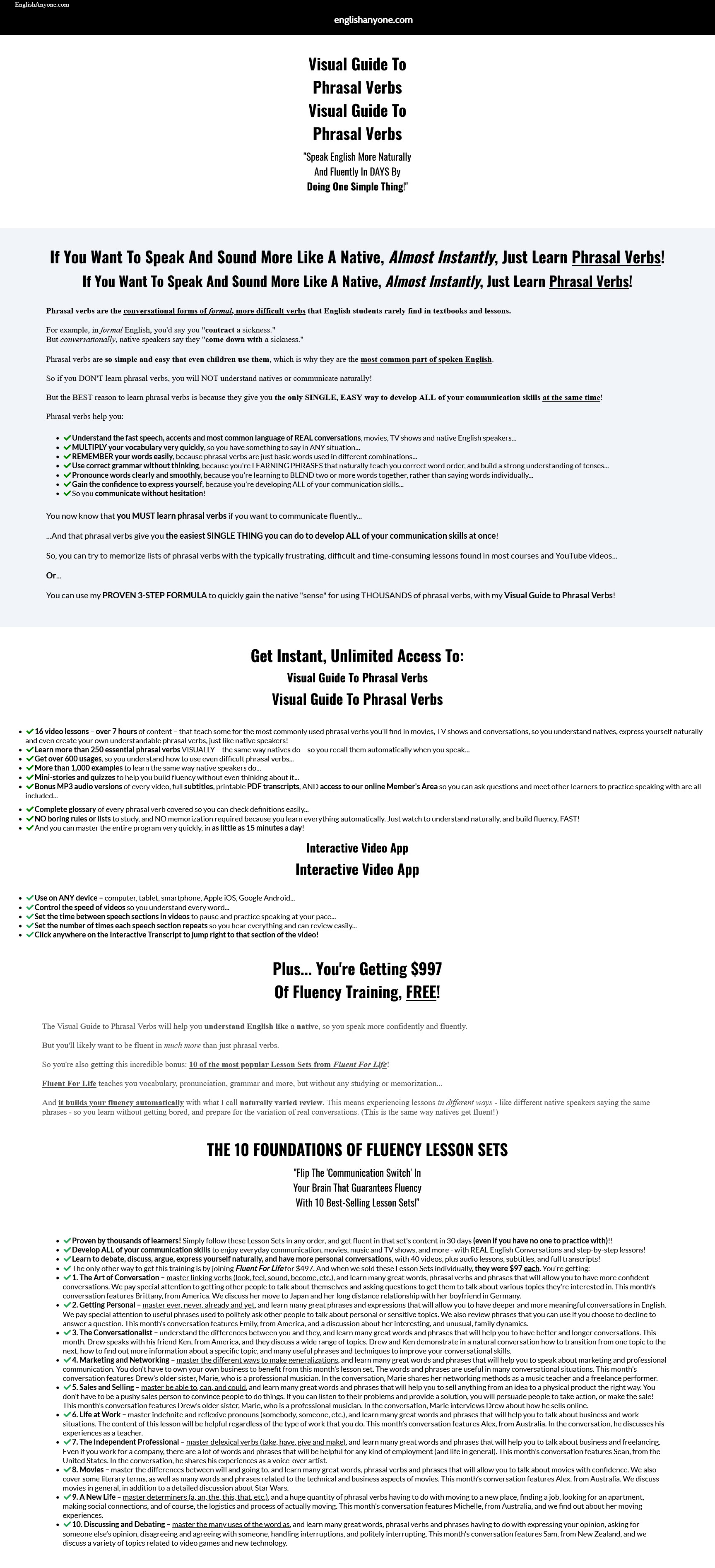 Visual Guide to Phrasal Verbs